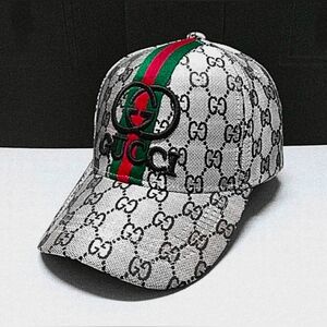 Gucci Original Monogram Gray Supreme Canvas Hat
